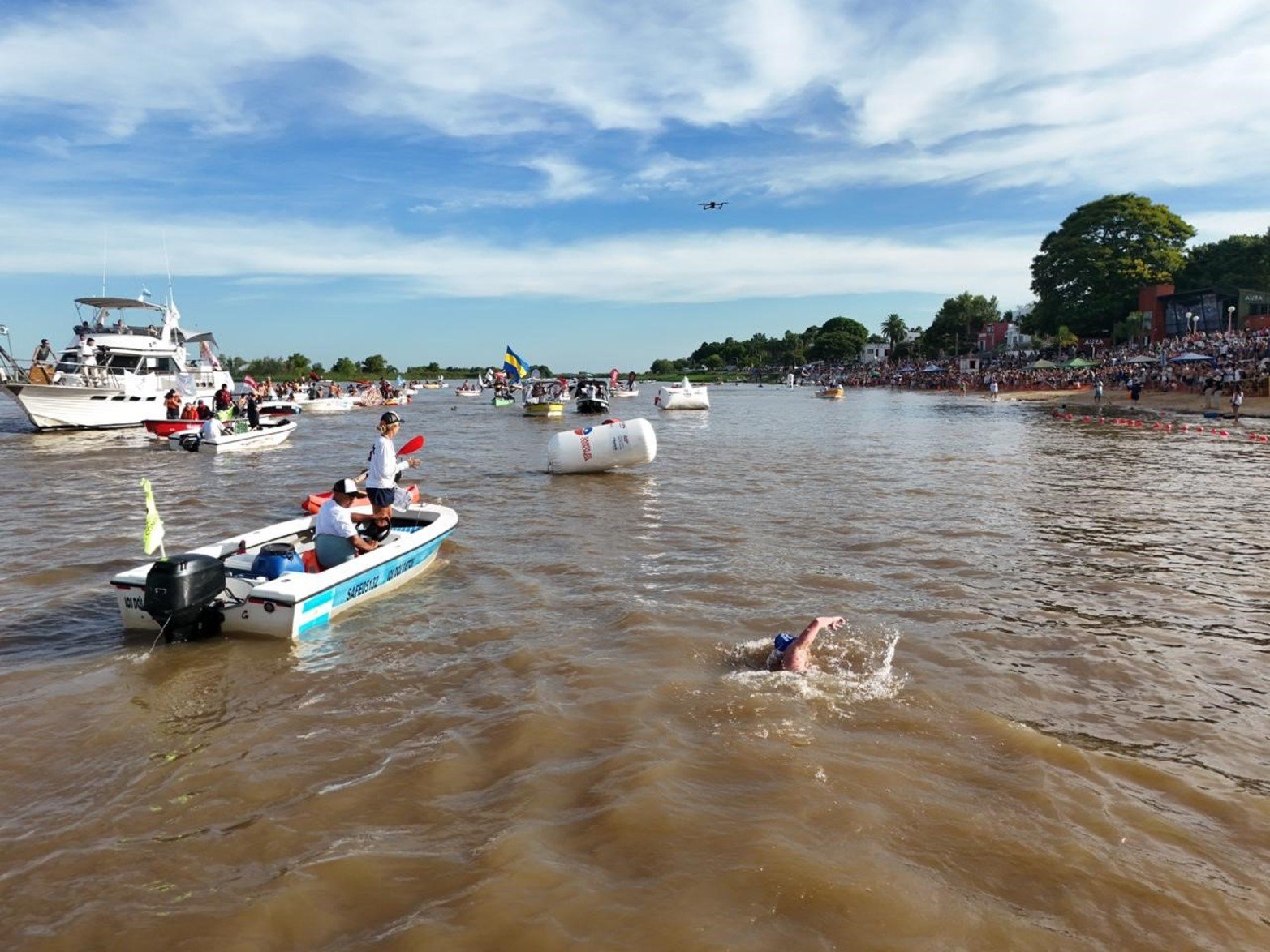 El drone de El Litoral muestra todo el color de la costanera de Coronda