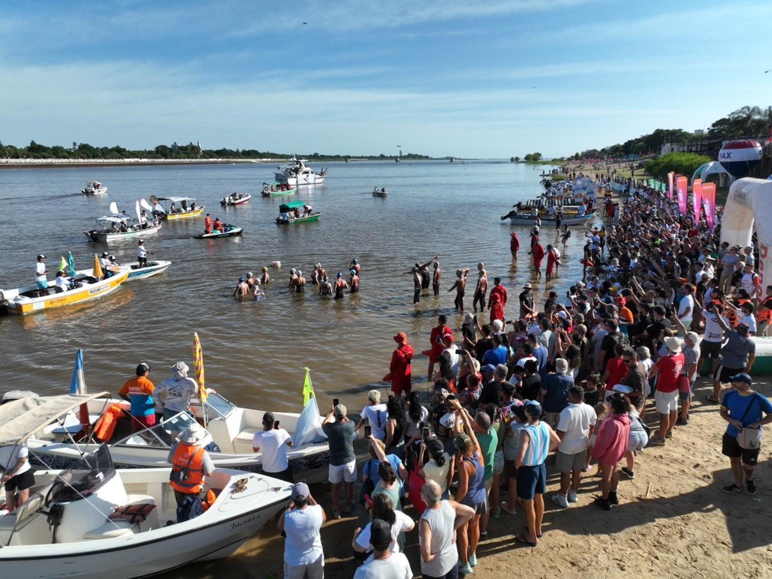 Se vive la Maratón Santa Fe-Coronda. Foto: Fernando Nicola