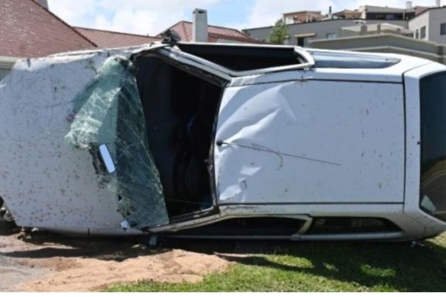 El siniestro ocurrió en la rambla de Playa Mansa, en Punta del Este.