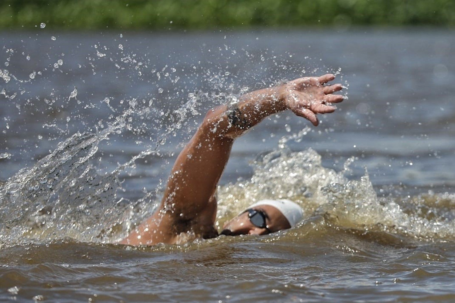 Desde el agua: las mejores fotos de los nadadores de la Maratón Santa Fe-Coronda.