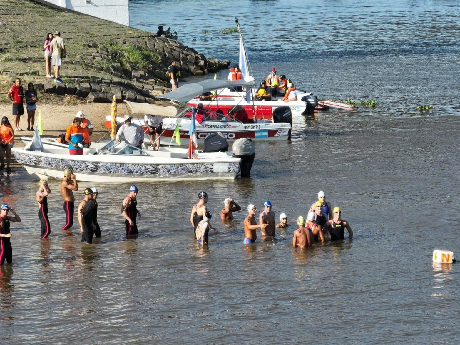 Se vive la Maratón Santa Fe-Coronda. Foto: Fernando Nicola