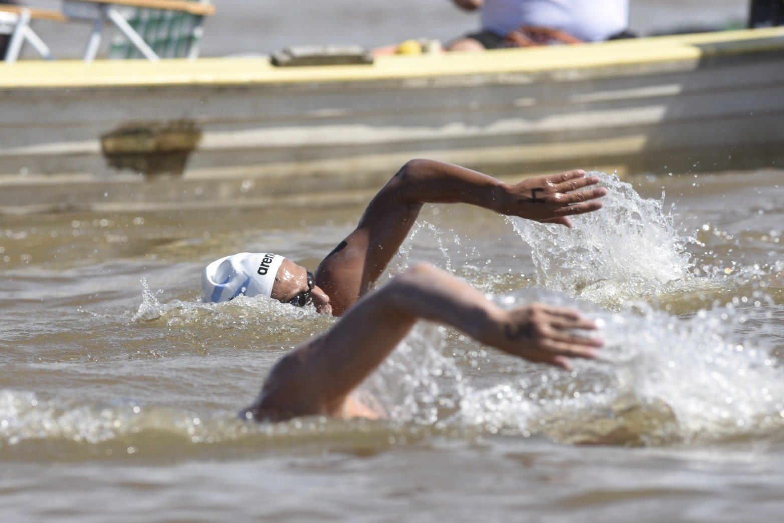 Desde el agua: las mejores fotos de los nadadores de la Maratón Santa Fe-Coronda.