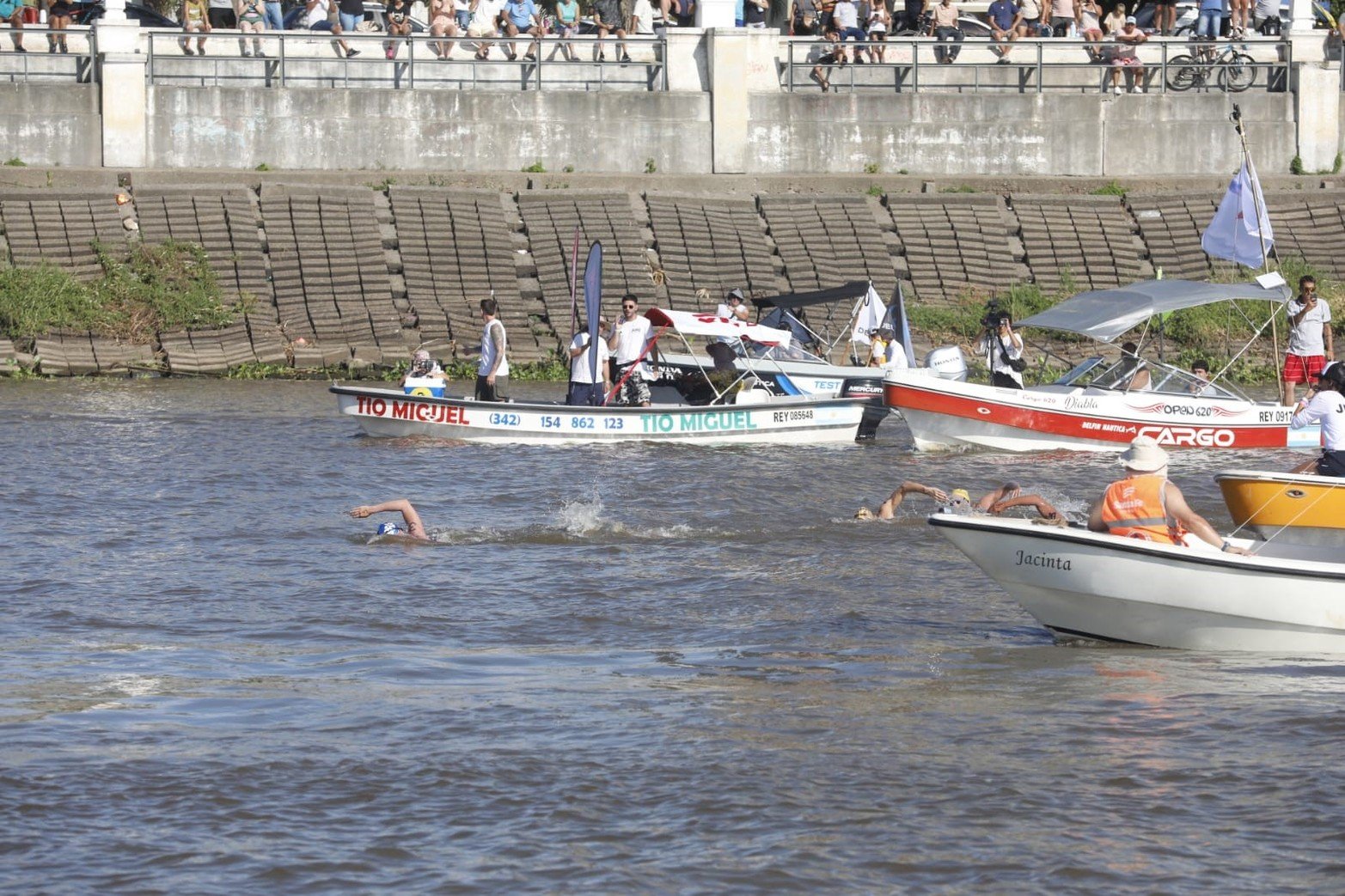 Arrancó la Maratón Santa Fe-Coronda. Foto: Matías Pintos
