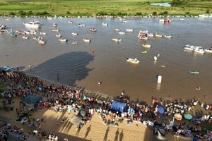 El drone de El Litoral muestra todo el color de la costanera de Coronda