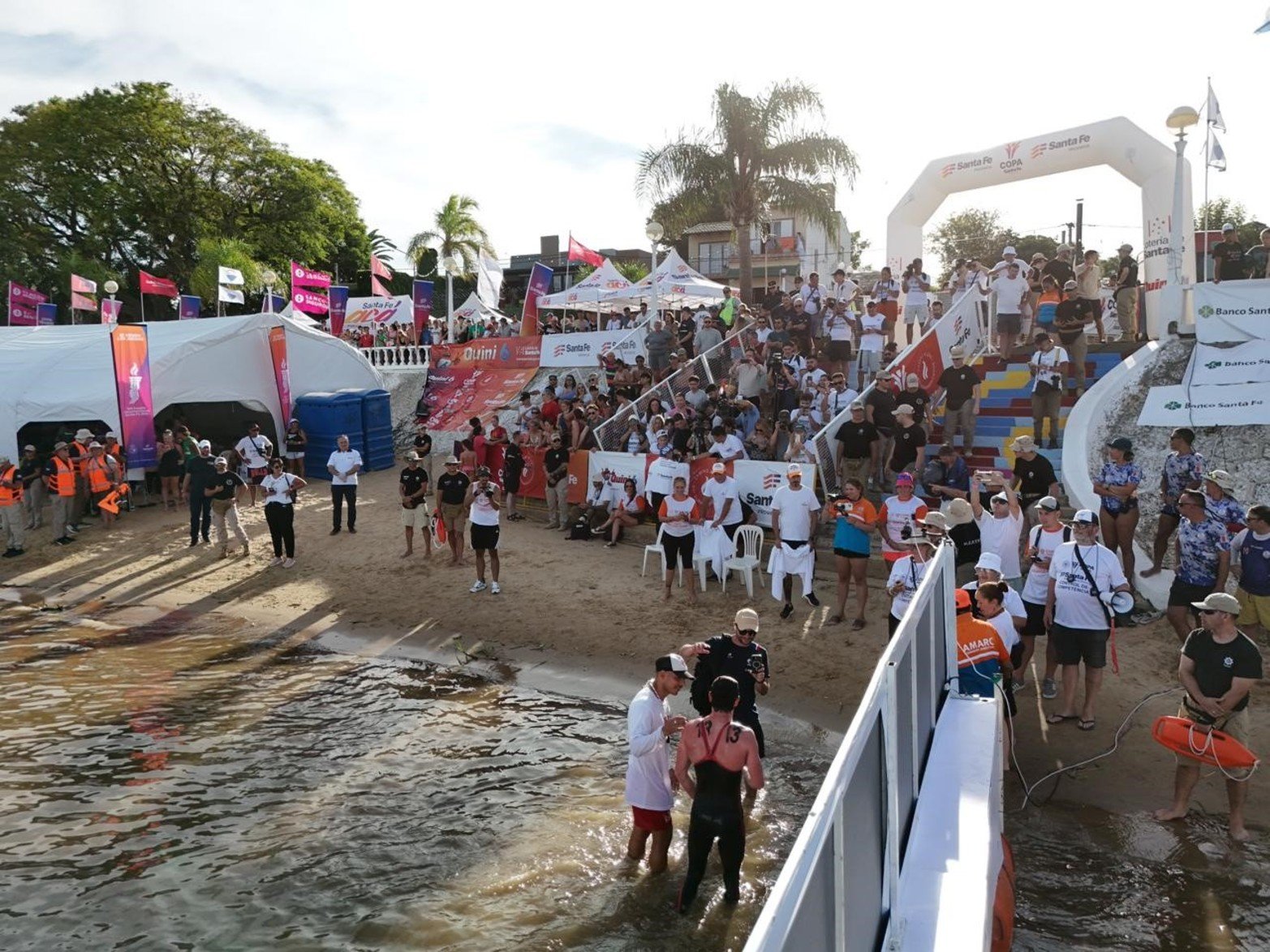 El drone de El Litoral muestra todo el color de la costanera de Coronda