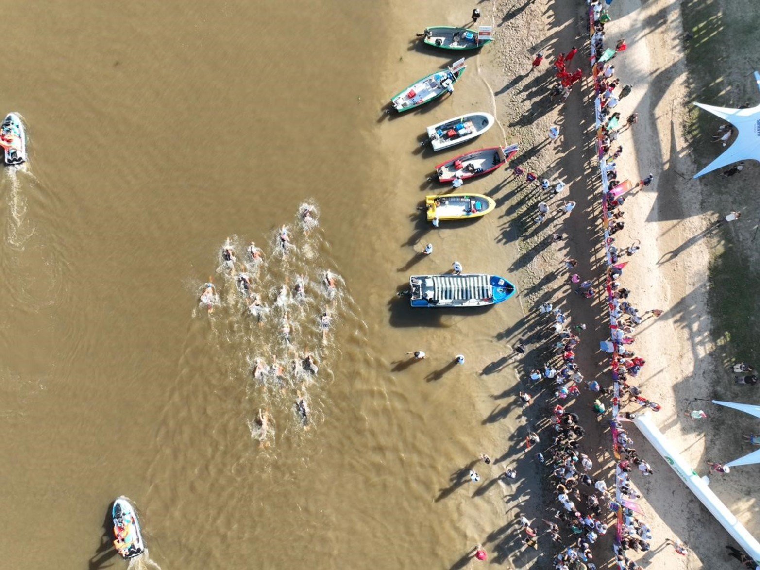 Se vive la Maratón Santa Fe-Coronda. Foto: Fernando Nicola