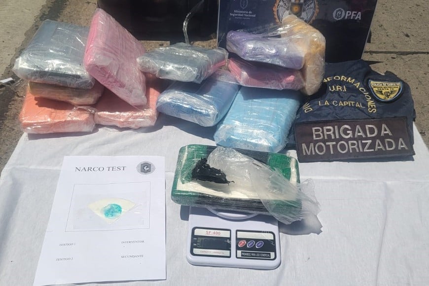 Droga secuestrada 13 kilos cocaína Santa Fe