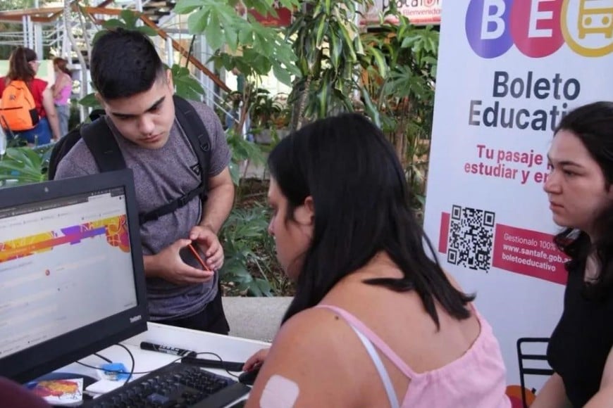 Comienza a regir el Boleto Educativo en la provincia de Santa Fe. Crédito: Gobierno de la provincia de Santa Fe