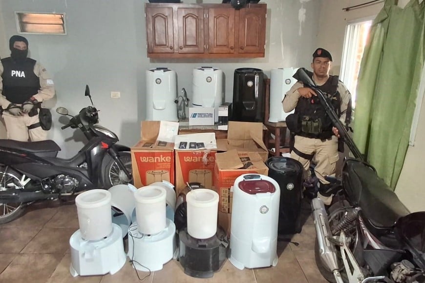 Múltiples allanamientos por microtráfico en tres departamentos de Santa Fe