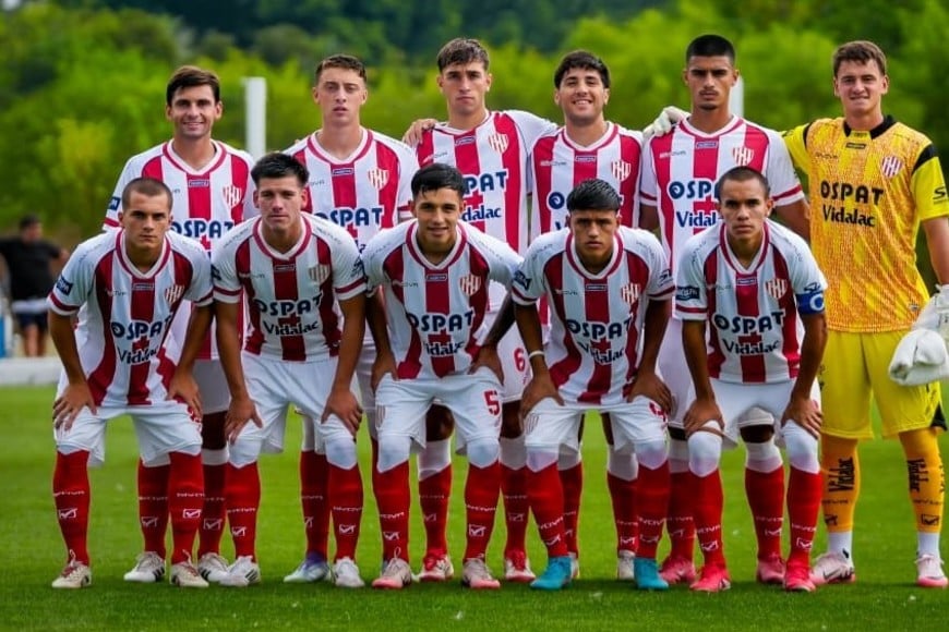 Los 11 de Unión que debutaron en la Copa Proyección. Foto:  Prensa Unión.