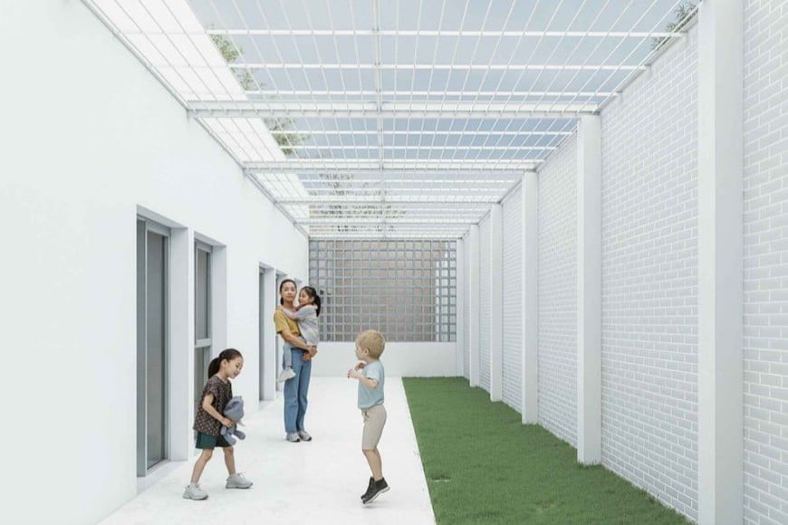 Otra vista en maqueta del nuevo espacio a construir. MCSF.