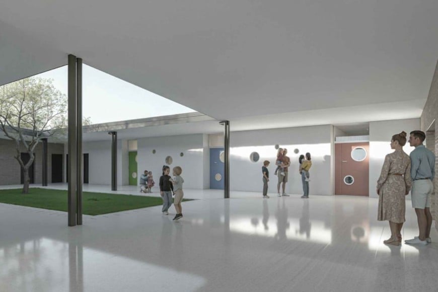 Galería del espacio a construir. MCSF.