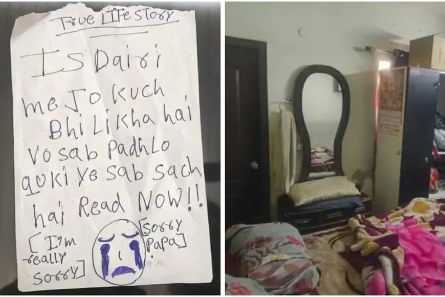 La carta que dejaron las adolescentes antes de quitarse la vida.