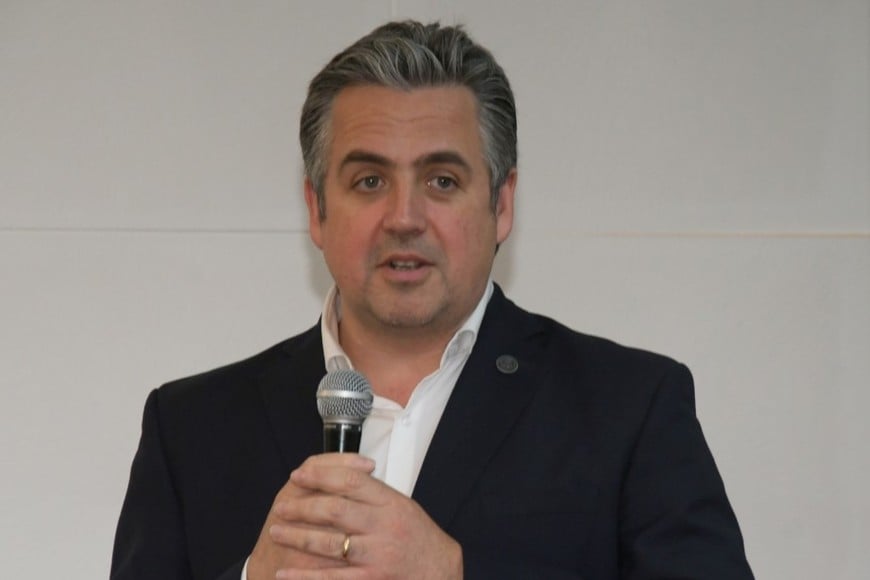 Pablo Cococcioni, ministro de Seguridad de la provincia de Santa Fe. Crédito: Manuel Fabatía