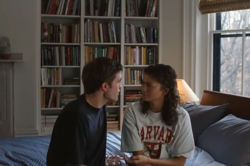 Robert Pattinson y Zendaya en “The Drama”, película dirigida por Kristoffer Borgli.