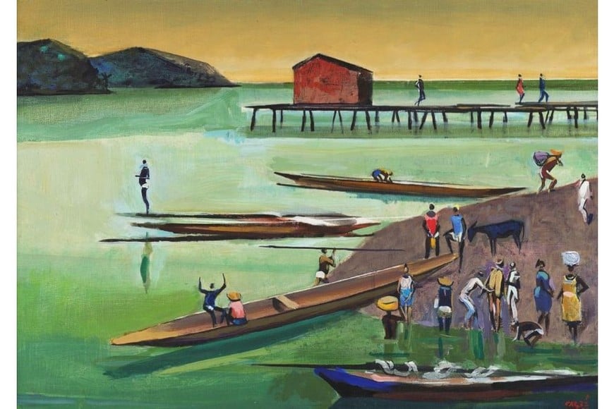 "El muelle". Foto: Centro Cultural Banco de Brasil