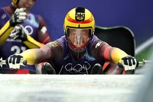 Milano Cortina 2026 Olympics - Luge - Men's Singles Training - Cortina Sliding Centre, Cortina d'Ampezzo, Italy - February 05, 2026.
Felix Loch of Germany in action during training REUTERS/Annegret Hilse