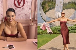 La supermodelo brasileña visita Buenos Aires.