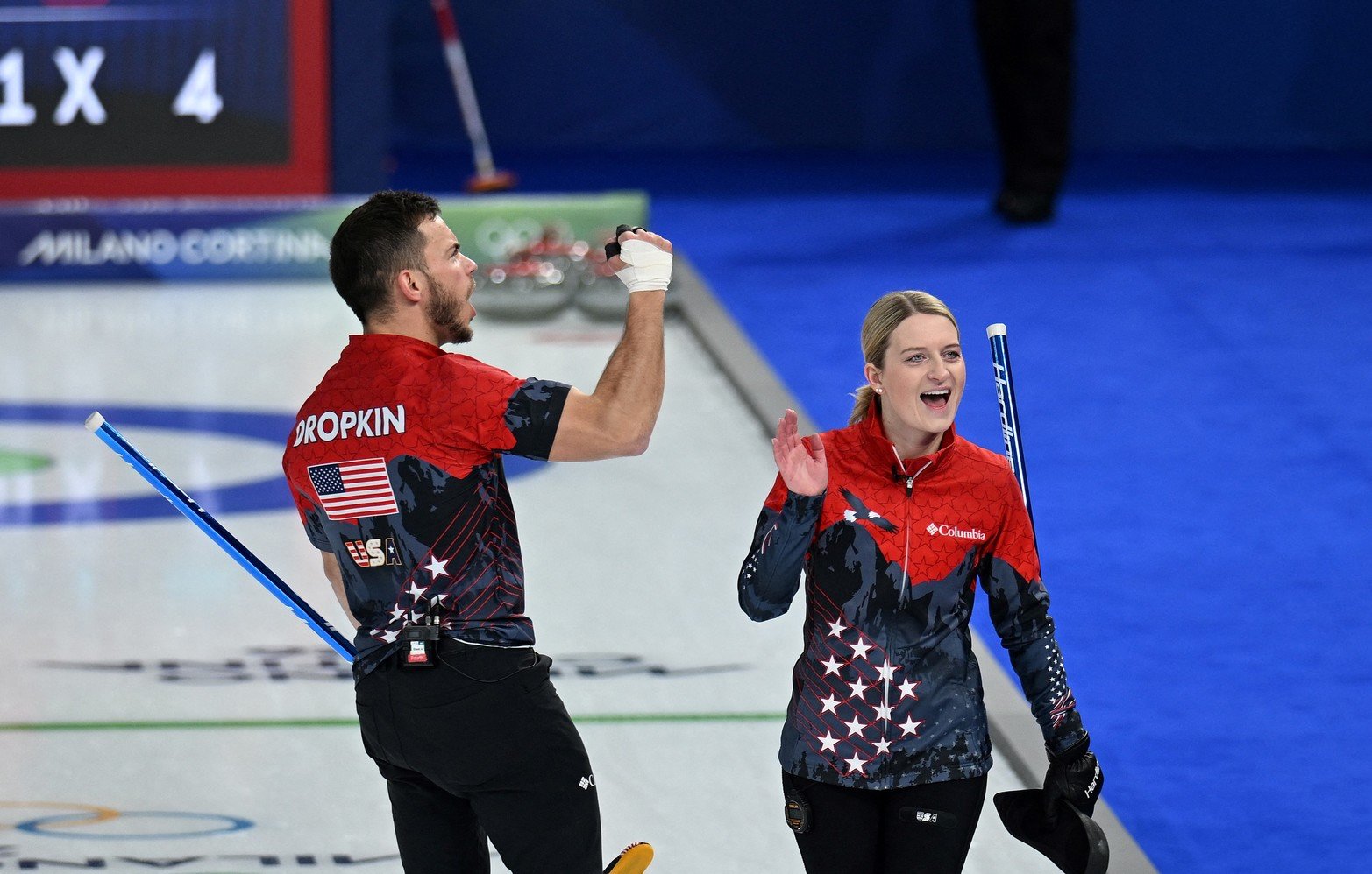 Dobles Mixtos, Sesión 3 - Estados Unidos vs. Suiza. Créditos: REUTERS/Jennifer Lorenzini