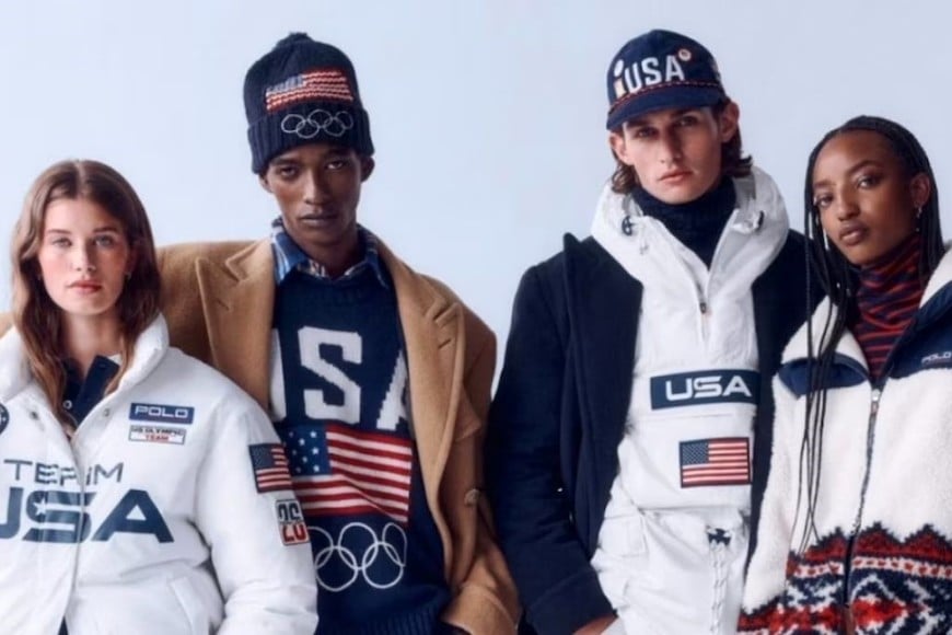 La propuesta de USA lleva parches de lana, suéteres con motivos geométricos y chaquetas de pluma con tecnología de regulación térmica de última generación.