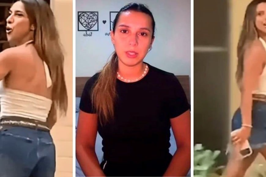 Agostina Páez cumple medidas restrictivas ordenadas por la justicia brasileña.