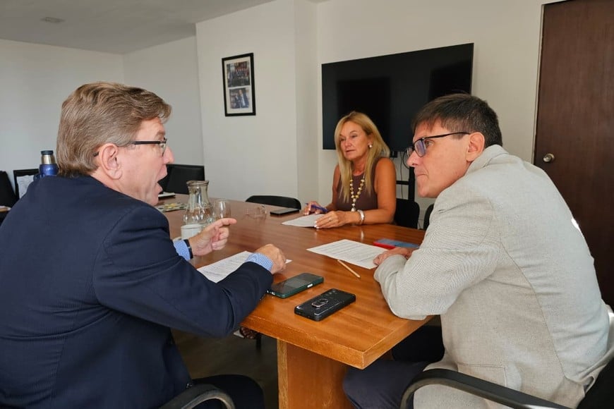 Borla se reunió durante el transcurso de la última semana con el Ministro de Educación Santafesino, José Goity