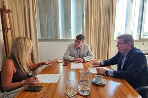 Borla se reunió durante el transcurso de la última semana con el Ministro de Educación Santafesino, José Goity