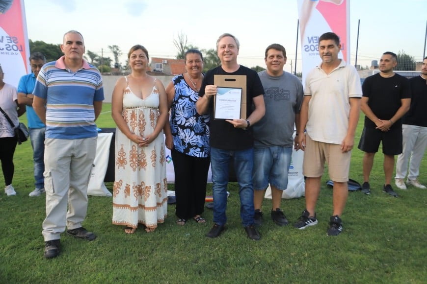 No faltó nadie. Autoridades de la organización y delegados, presentes. Gentileza.