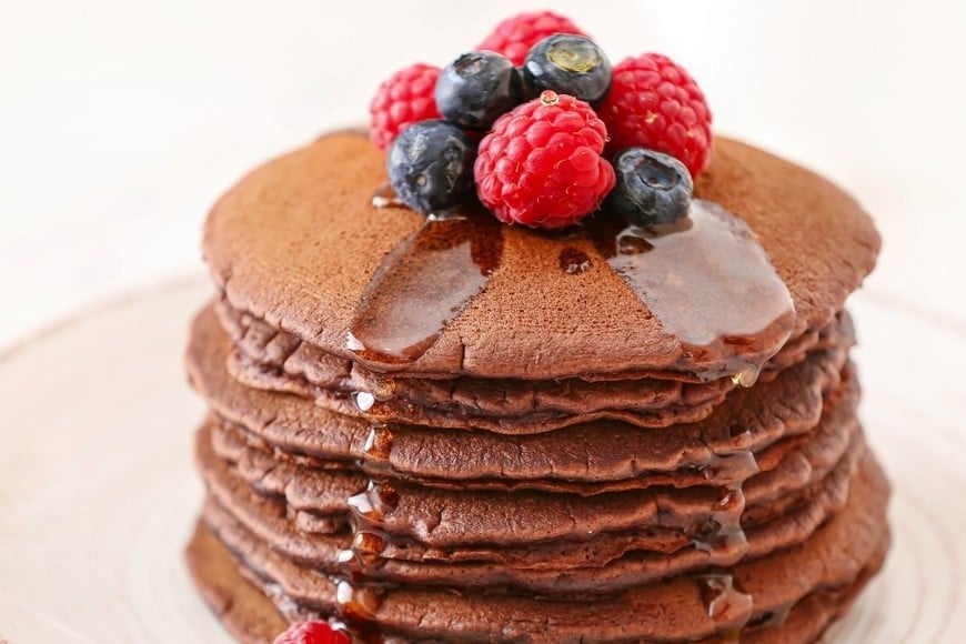 Panqueques de chocolate