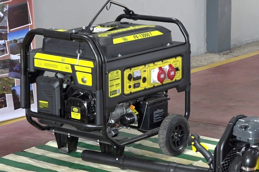 Parte del equipamiento fue gestionado a través de Protección Civil provincial.