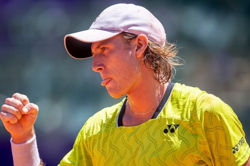 Lautaro Midón celebró su clasificación al cuadro principal del Argentina Open. Crédito: Prensa Argentina Open.