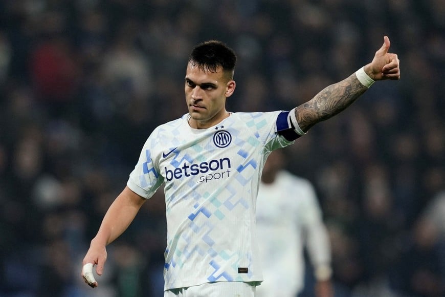 Soccer Football - Serie A - U.S. Sassuolo v Inter Milan - Mapei Stadium - Citta del Tricolore, Reggio Emilia, Italy - February 8, 2026
Inter Milan's Lautaro Martinez reacts REUTERS/Matteo Ciambelli