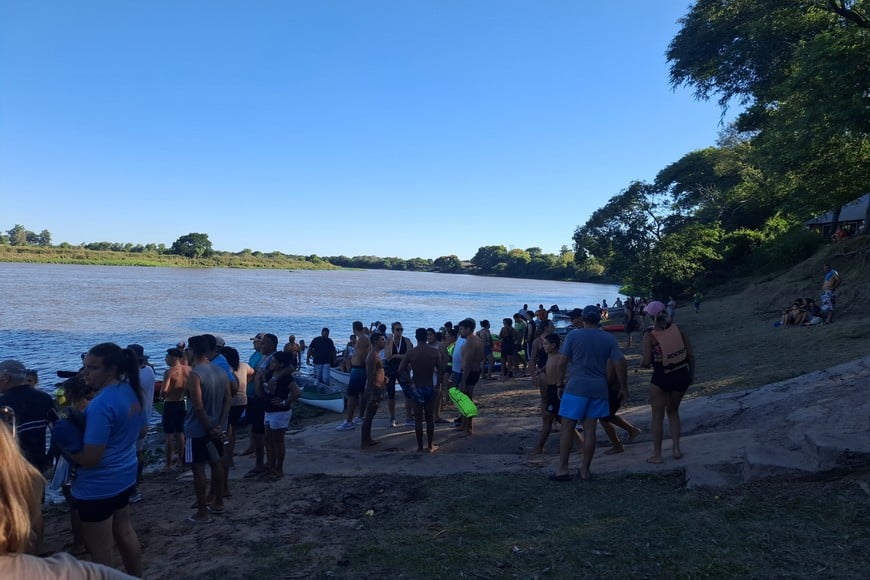 Garato, de 17 años y una de las principales promesas locales en aguas abiertas