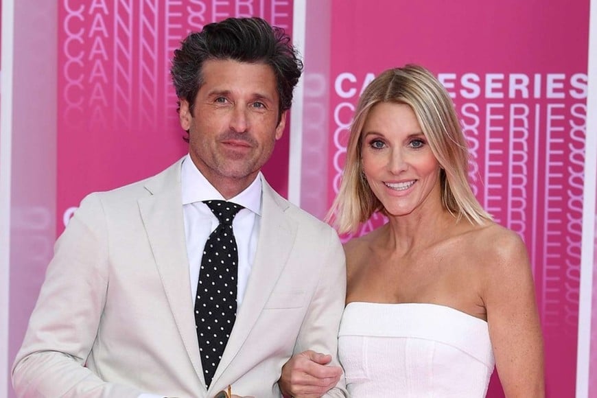 Patrick Dempsey y su esposa Jillian Fink.