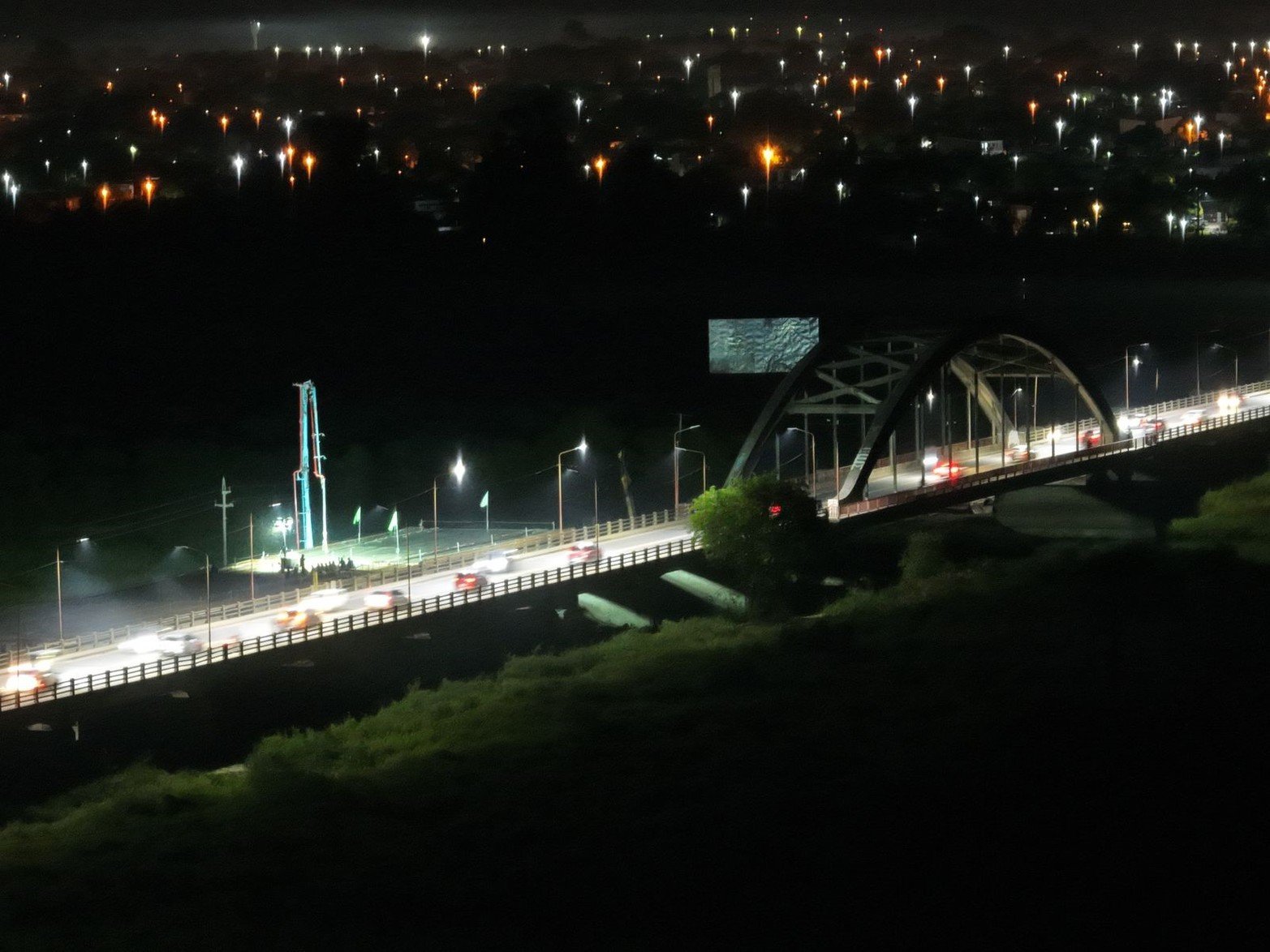 Hormigonado del primer tramo del nuevo Puente Carretero.