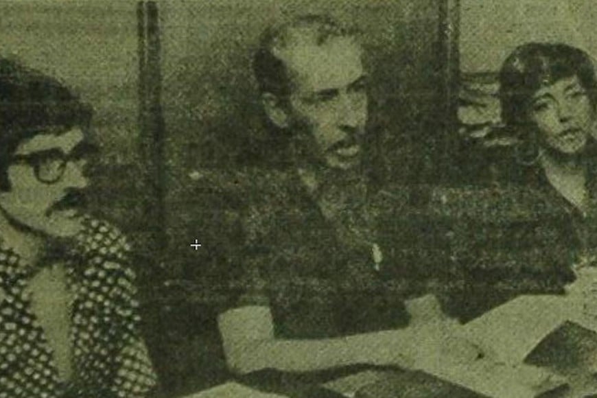 Tibaudín en El Litoral en 1974. Foto: Archivo El Litoral