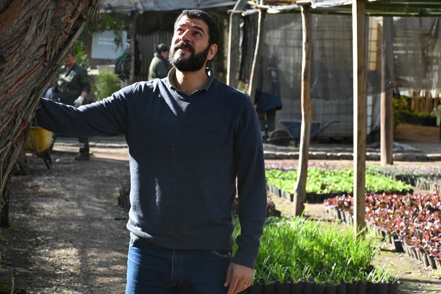 Andrés Sarquis en el Vivero Municipal.

Archivo.
