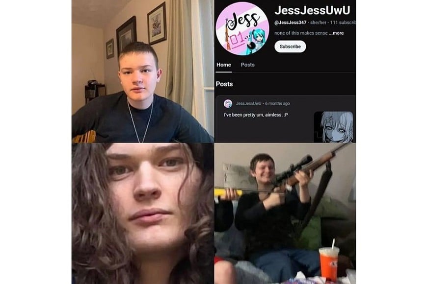 Algunas pubicaciones de Van Rootselaar en redes sociales.