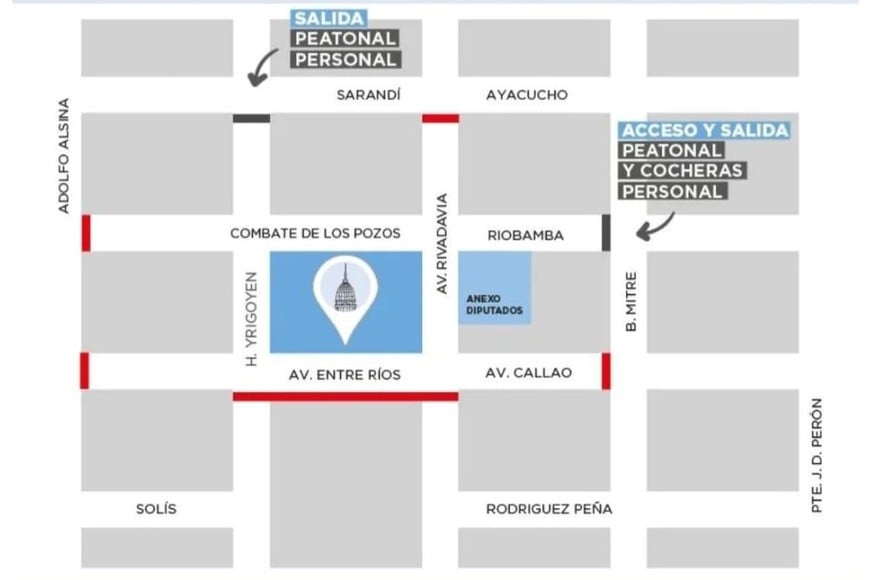 Los cortes en el tránsito.