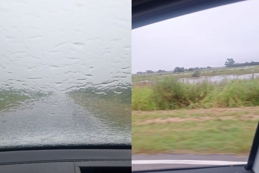 En la tarde de este jueves, la lluvia no cesa en la zona de la ciudad de San Cristóbal.