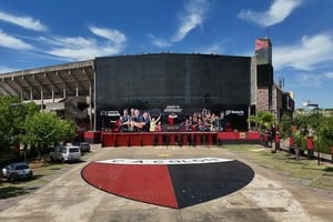 El club recibió una respuesta masiva de socios e hinchas. Fernando Nicola.