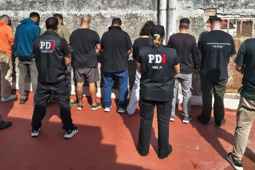 Ocho personas fueron aprehendidas. Foto: El Litoral