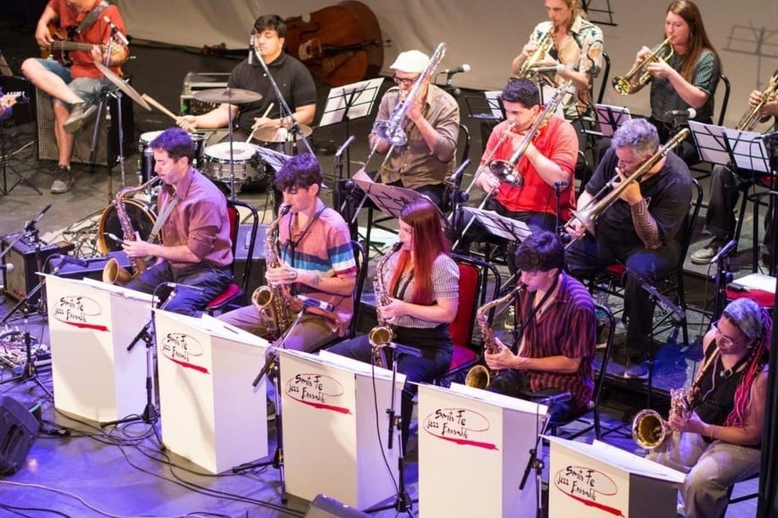 Santa Fe Jazz Campus Big Band. Foto:  Gentileza producción