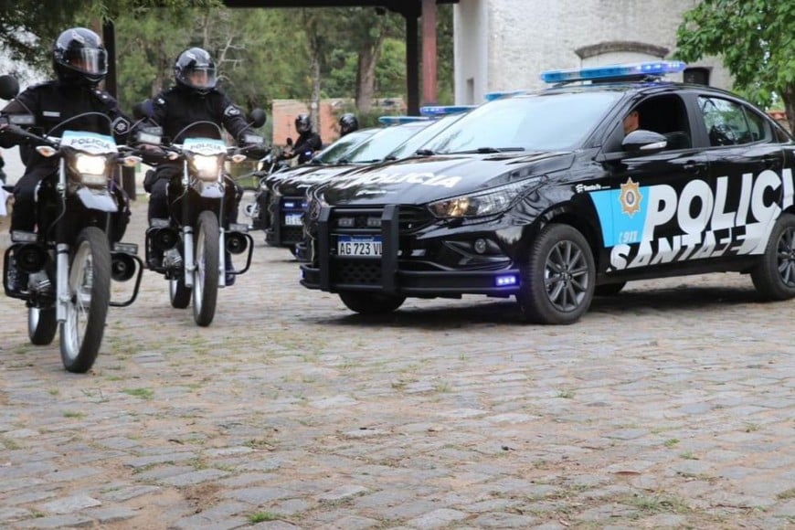 Imagen ilustrativa. Operativo policial en Rosario. Crédito: Gobierno de la Provincia