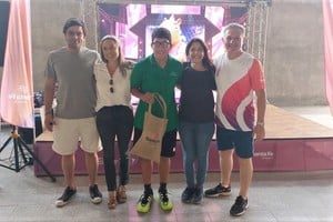 Vera vivió la previa de los Juegos Suramericanos con la visita de la muestra itinerante y su mascota oficial