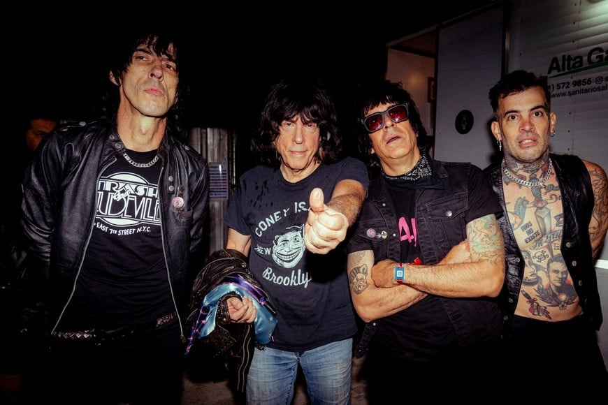 Marky Ramone desató punk clásico en el Paraguay. Crédito: Gentileza En Vivo Producciones.