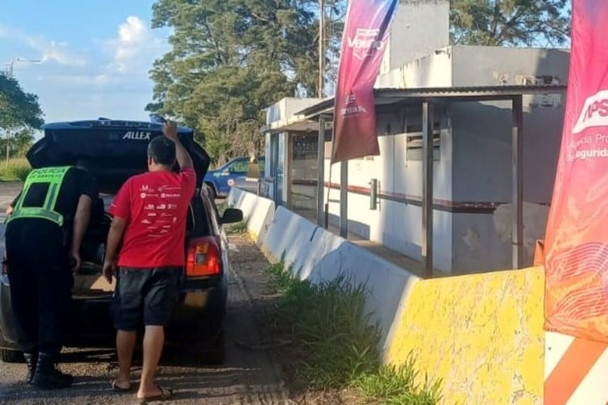 Alcoholemia “elevada” para un conductor en la ruta nacional 11 Controles APSV
