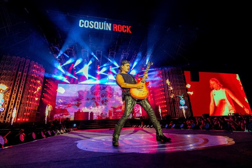 Airbag volvió a encender el Norte con solos y épica. Crédito: Gentileza En Vivo Producciones.