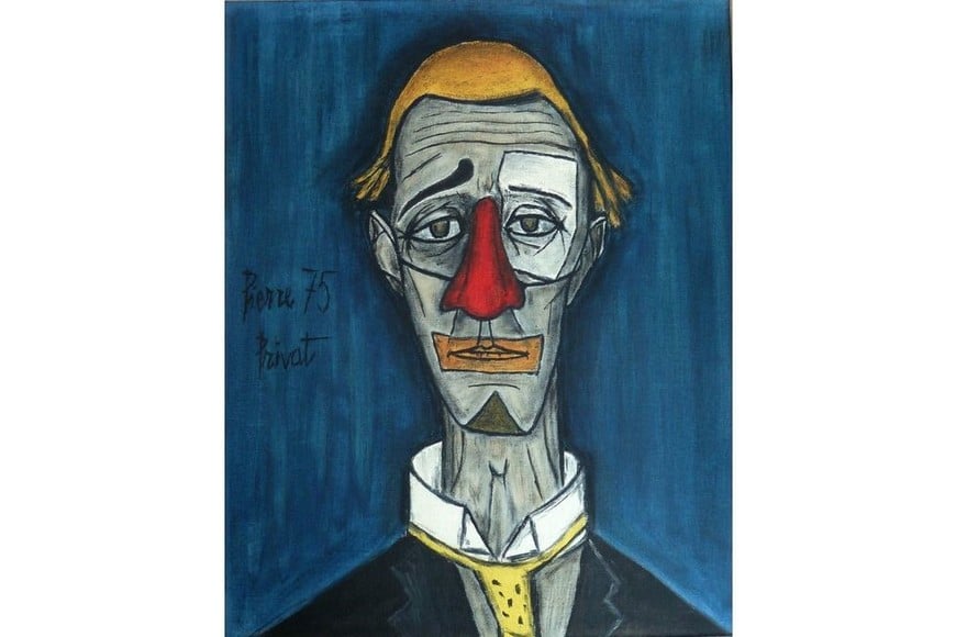 "Payaso" de Bernard Buffet. Foto: Colección particular