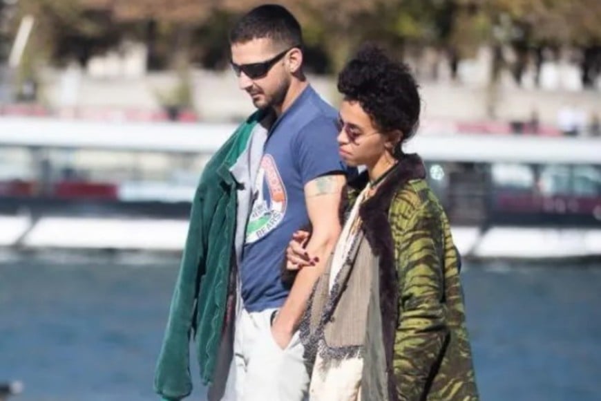FKA twigs y LaBeouf en una imagen de archivo.